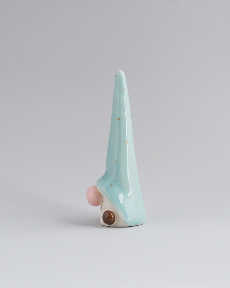 Ring Holder - Wizard teal gnome
