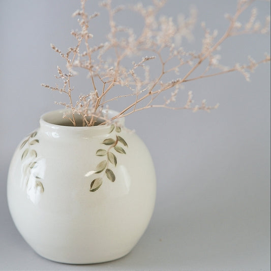 Home Decor - Hand painted vase