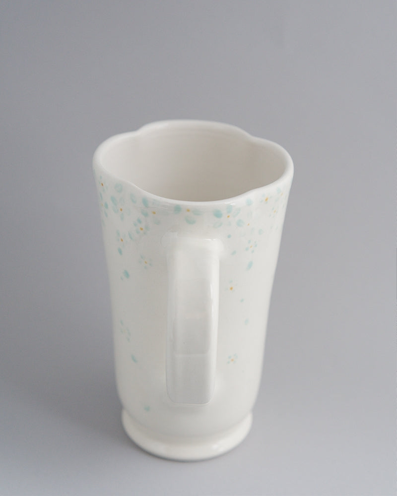 Primavera - Teal/ blue small flowers