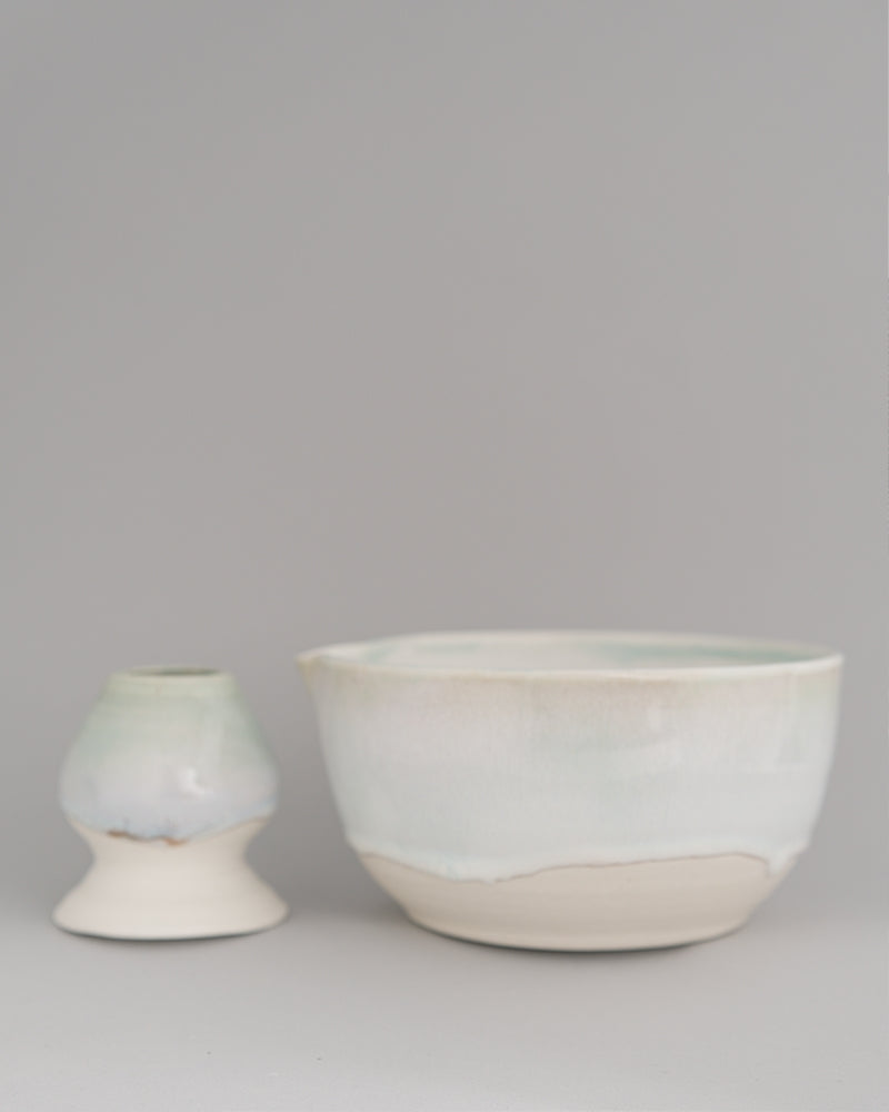 Matcha set - Blue light wave