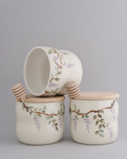 Wisteria Collection - Honey pots